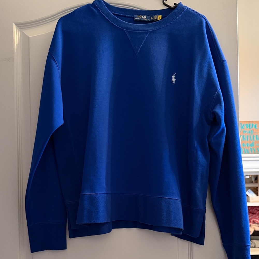 Polo by Ralph Lauren Women's Blue Crewneck Top